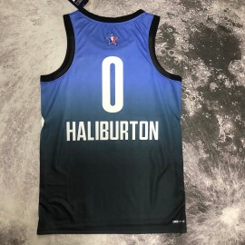 Camiseta Tyrese Haliburton #0 All-Star 2023 Azul Camiseta Tyrese Haliburton #0 All-Star 2023 Azul