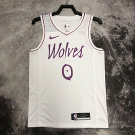 Camiseta Bill Russell #0 Minnesota Timberwolves Blanco