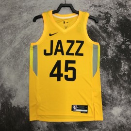 Camiseta Donovan Mitchell #45 Utah Jazz 2023 Amarillo