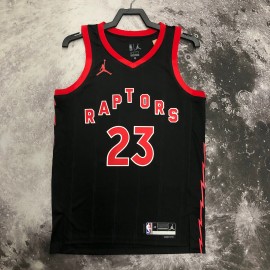 Camiseta Fred VanVleet #23 Toronto Raptors 2023 Negro Jordan Limited Edition