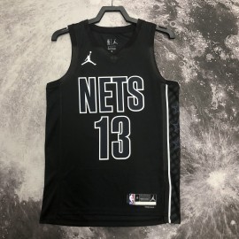 Camiseta James Harden #13 Brooklyn Nets 2023 Negro Jordan Limited Edition