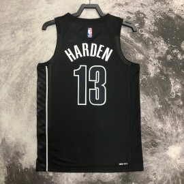 Camiseta James Harden #13 Brooklyn Nets 2023 Negro Jordan Limited Edition Camiseta James Harden #13 Brooklyn Nets 2023 Negro Jordan Limited Edition