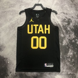 Camiseta Jordan Clarkson #00 Utah Jazz 2023 Negro Jordan Limited Edition
