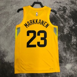 Camiseta Lauri Markkanen #23 Utah Jazz 2023 Amarillo Camiseta Lauri Markkanen #23 Utah Jazz 2023 Amarillo