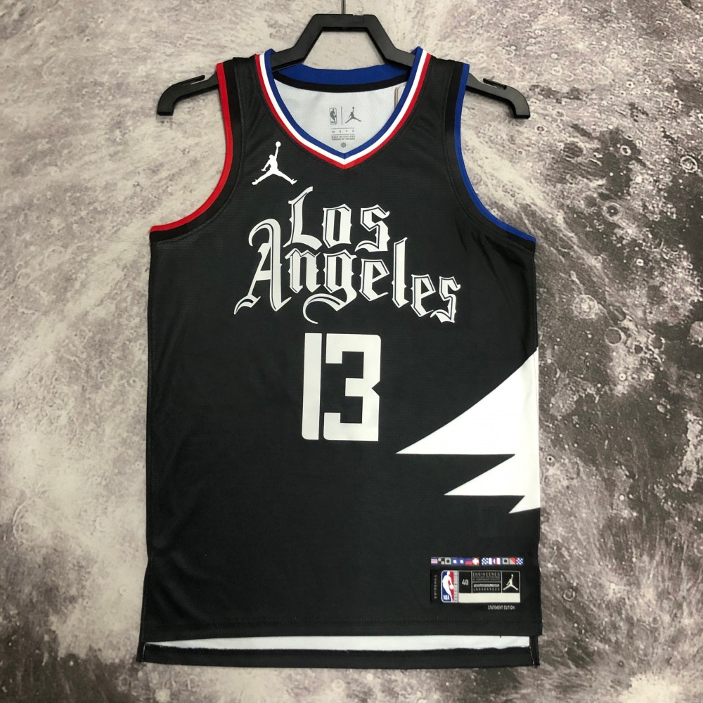 Camiseta Paul George #13 Los Angeles Clippers 2023 Negro Jordan Limited Edition Camiseta Paul George #13 Los Angeles Clippers 2023 Negro Jordan Limited Edition
