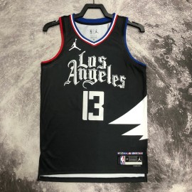 Camiseta Paul George #13 Los Angeles Clippers 2023 Negro Jordan Limited Edition