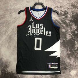 Camiseta Russell Westbrook #0 Los Angeles Clippers 2023 Negro Jordan Limited Edition