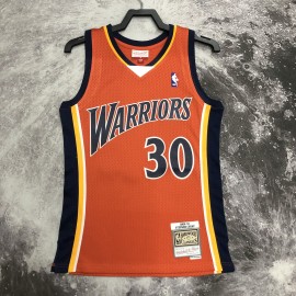 Camiseta Stephen Curry #30 Golden State Warriors 2010 Naranja Rookie Edition