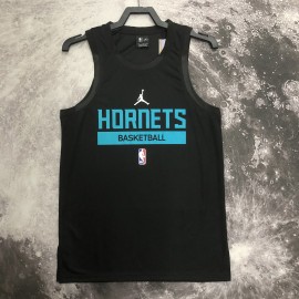Camiseta De Entrenamiento Charlotte Hornets 2023 Negro