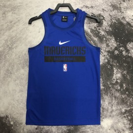Camiseta De Entrenamiento Dallas Mavericks 2023 Azul