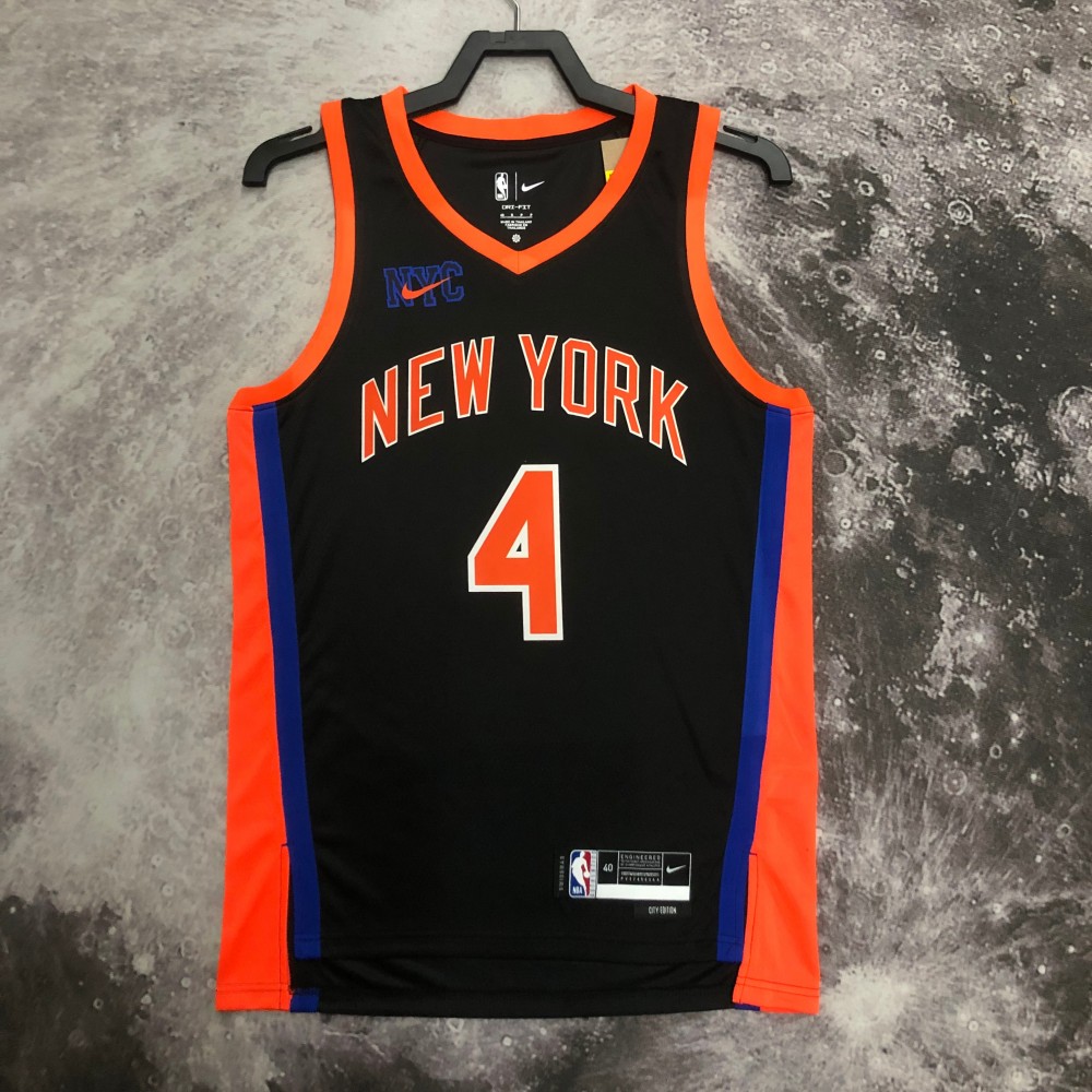 Camiseta Derrick Rose #4 New York Knicks 2023 City Edition Camiseta Derrick Rose #4 New York Knicks 2023 City Edition