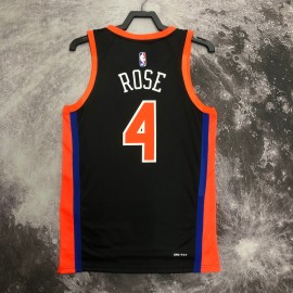 Camiseta Derrick Rose #4 New York Knicks 2023 City Edition Camiseta Derrick Rose #4 New York Knicks 2023 City Edition
