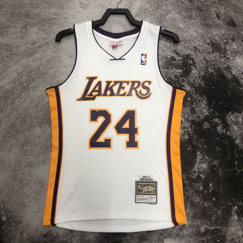 Camiseta Kobe Bryant #24 Los Angeles Lakers 2009/10 Blanco