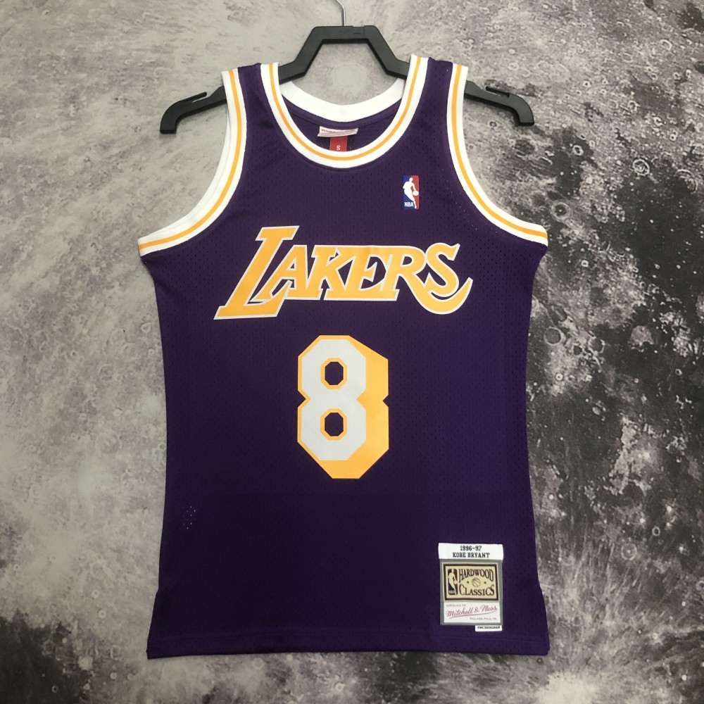 Camiseta Kobe Bryant #8 Los Angeles Lakers 1996/97 Púrpura