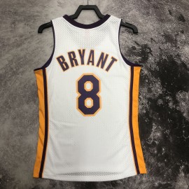 Camiseta Kobe Bryant #8 Los Angeles Lakers 2003/04 Blanco