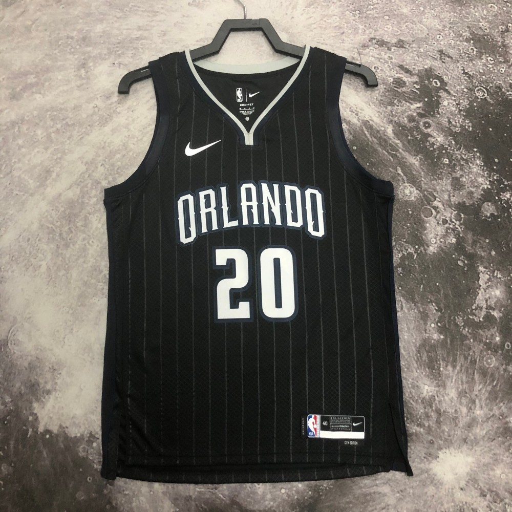Camiseta Markelle Fultz #20 Orlando Magic 2023 Negro City Edition Camiseta Markelle Fultz #20 Orlando Magic 2023 Negro City Edition