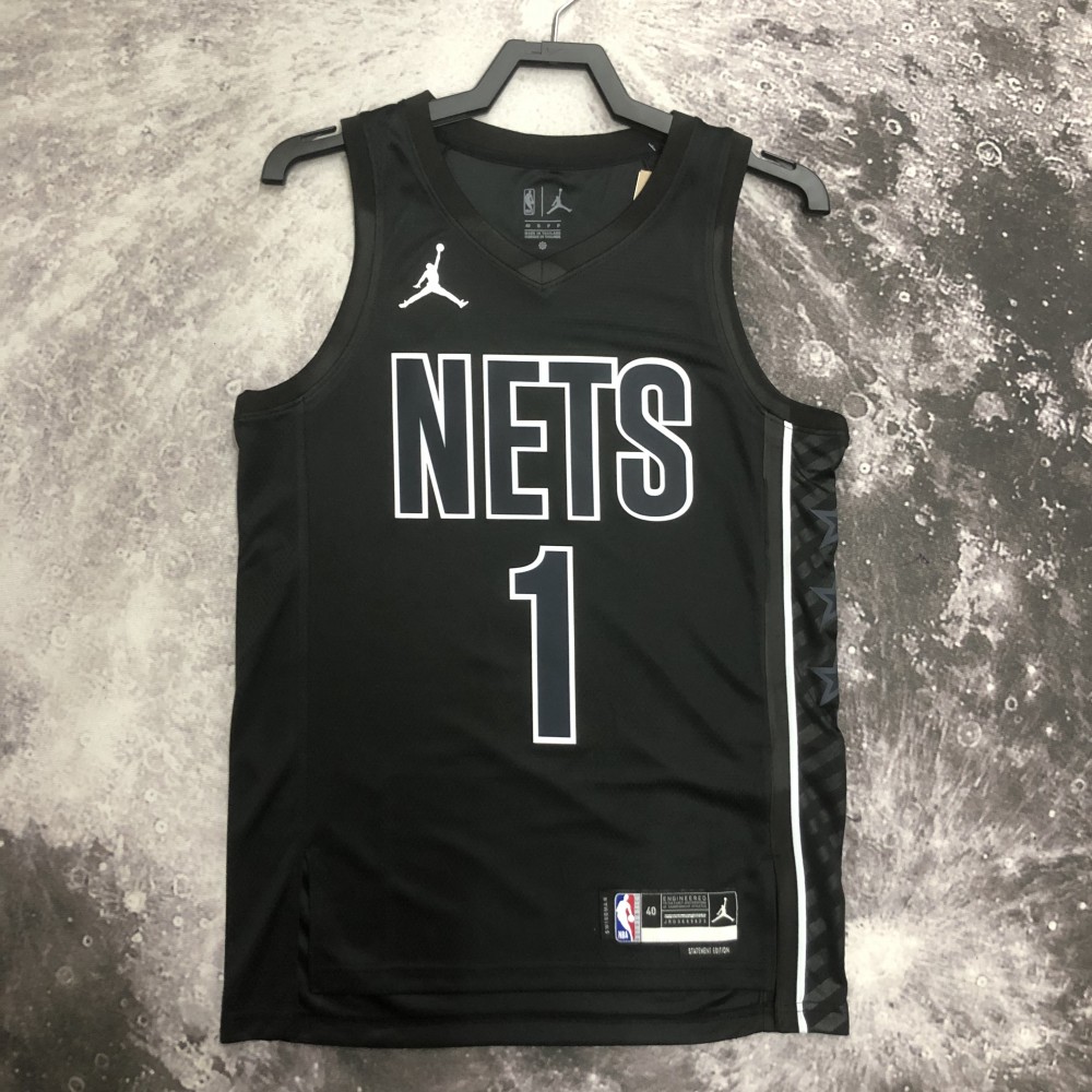 Camiseta Mikal Bridges #1 Brooklyn Nets 2023 Negro Jordan Limited Edition Camiseta Mikal Bridges #1 Brooklyn Nets 2023 Negro Jordan Limited Edition