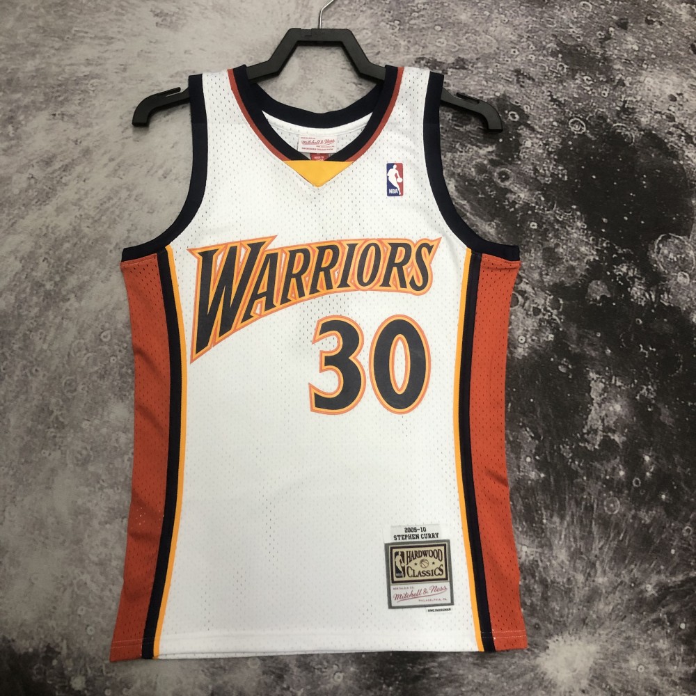 Camiseta Stephen Curry #30 Golden State Warriors 2009/10 Blanco Rookie Edition Camiseta Stephen Curry #30 Golden State Warriors 2009/10 Blanco Rookie Edition