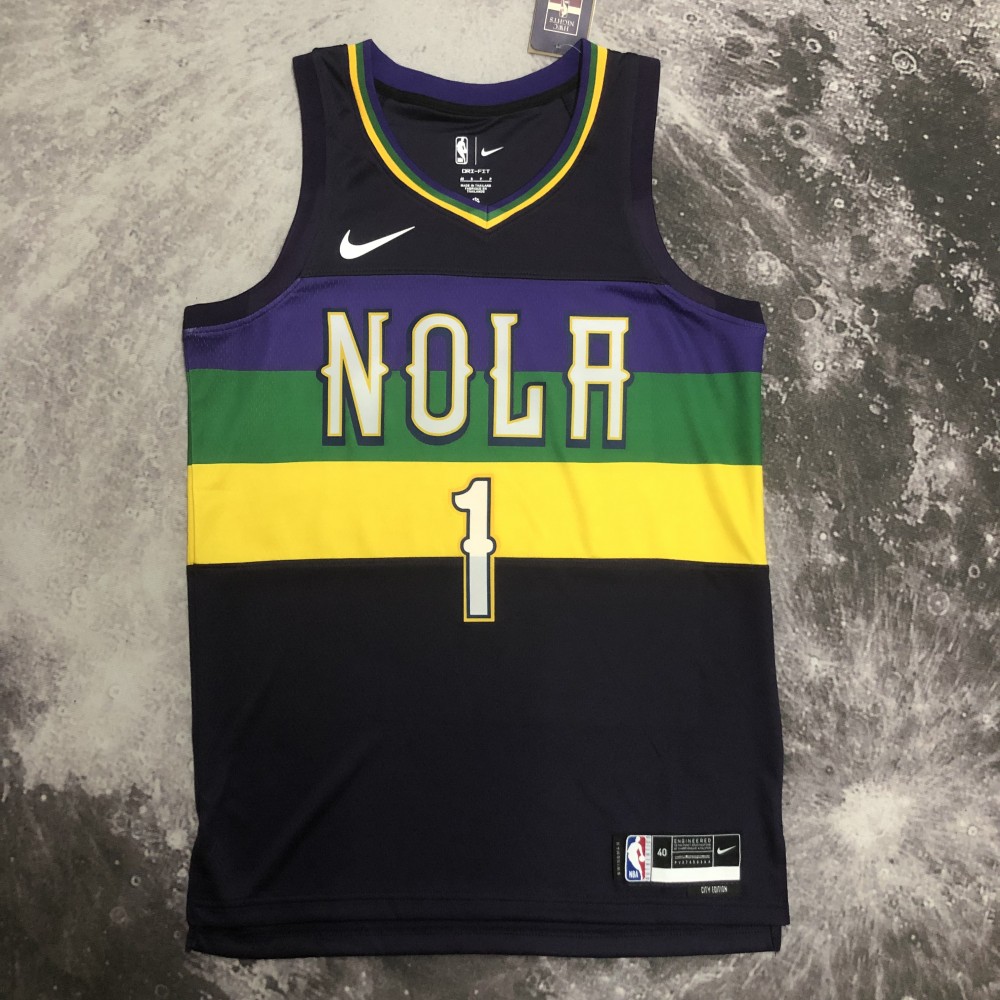 Camiseta Zion Williamson #1 New Orleans Pelicans 2023 City Edition Camiseta Zion Williamson #1 New Orleans Pelicans 2023 City Edition