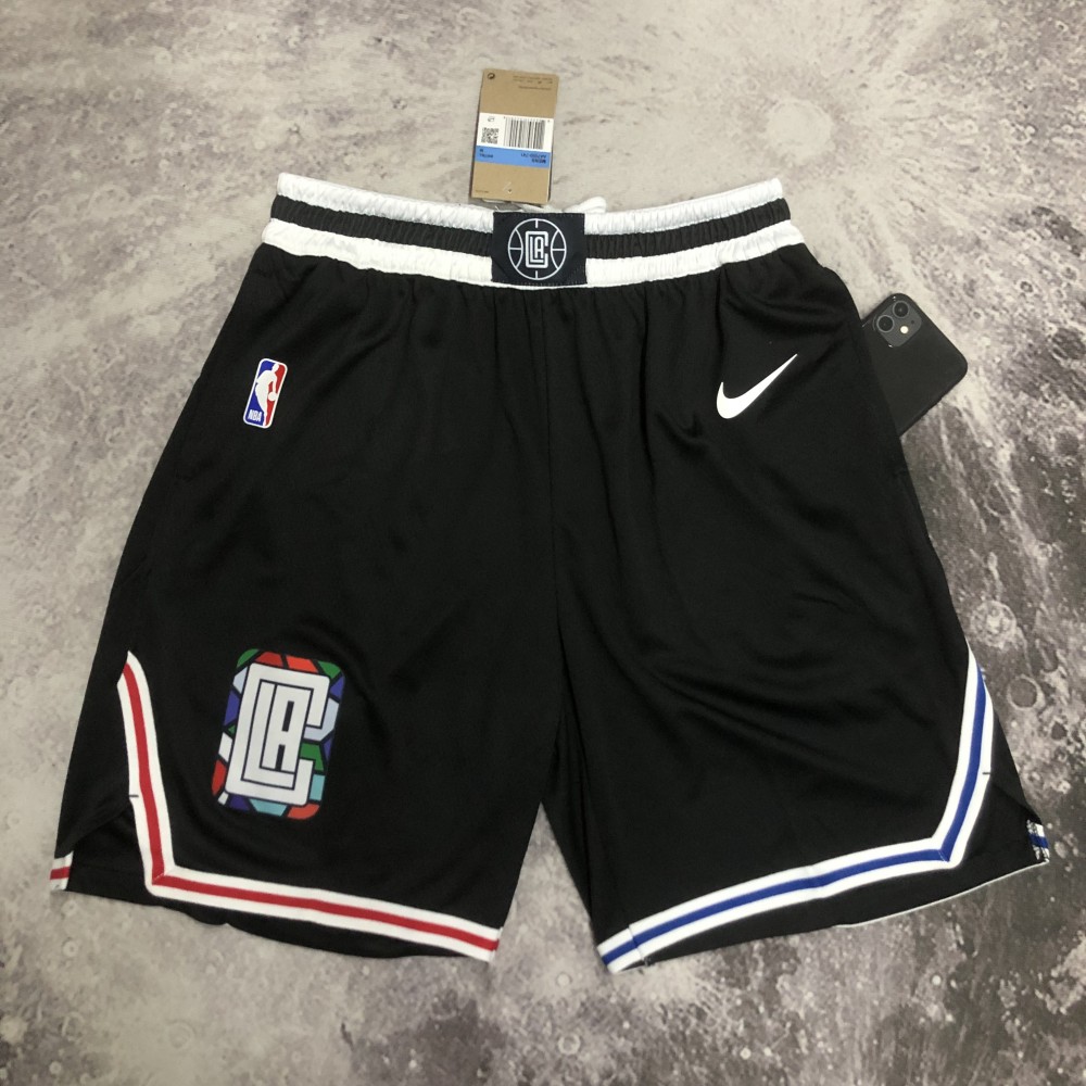 Pantalón Corto Los Angeles Clippers 2023 City Edition Negro