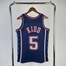 Camiseta Jason Kidd #5 Brooklyn Nets 2006/07 Azul Marino