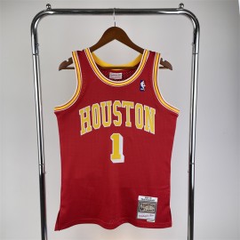 Camiseta Tracy McGrady #1 Houston Rockets 2004/05 Rojo