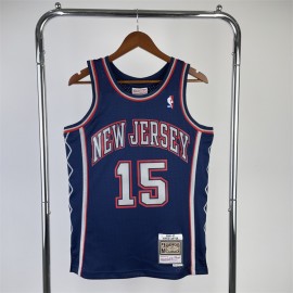 Camiseta Vince Carter #15 Brooklyn Nets 2006/07 Azul Marino