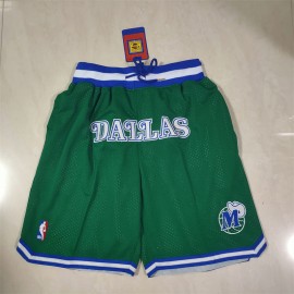 Pantalón Corto Dallas Mavericks Verde Classic Edition