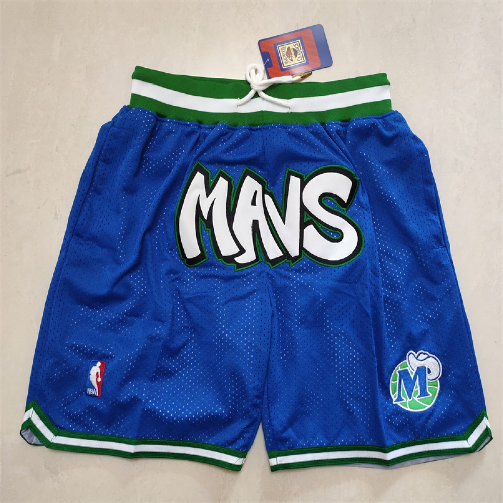 Pantalón Corto De Bolsillo Dallas Mavericks Azul