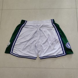 Pantalón Corto De Bolsillo Dallas Mavericks Blanco City Edition