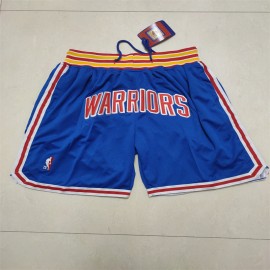 Pantalón Corto De Bolsillo Golden State Warriors 75 Aniversario Azul