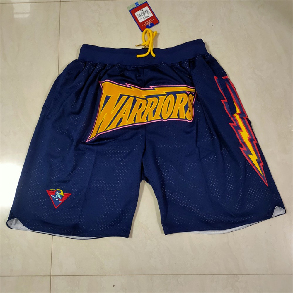 Pantalón Corto De Bolsillo Golden State Warriors Azul Marino