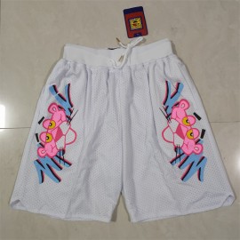 Pantalón Corto De Bolsillo Miami Heat Blanco Edición Pantera Rosa