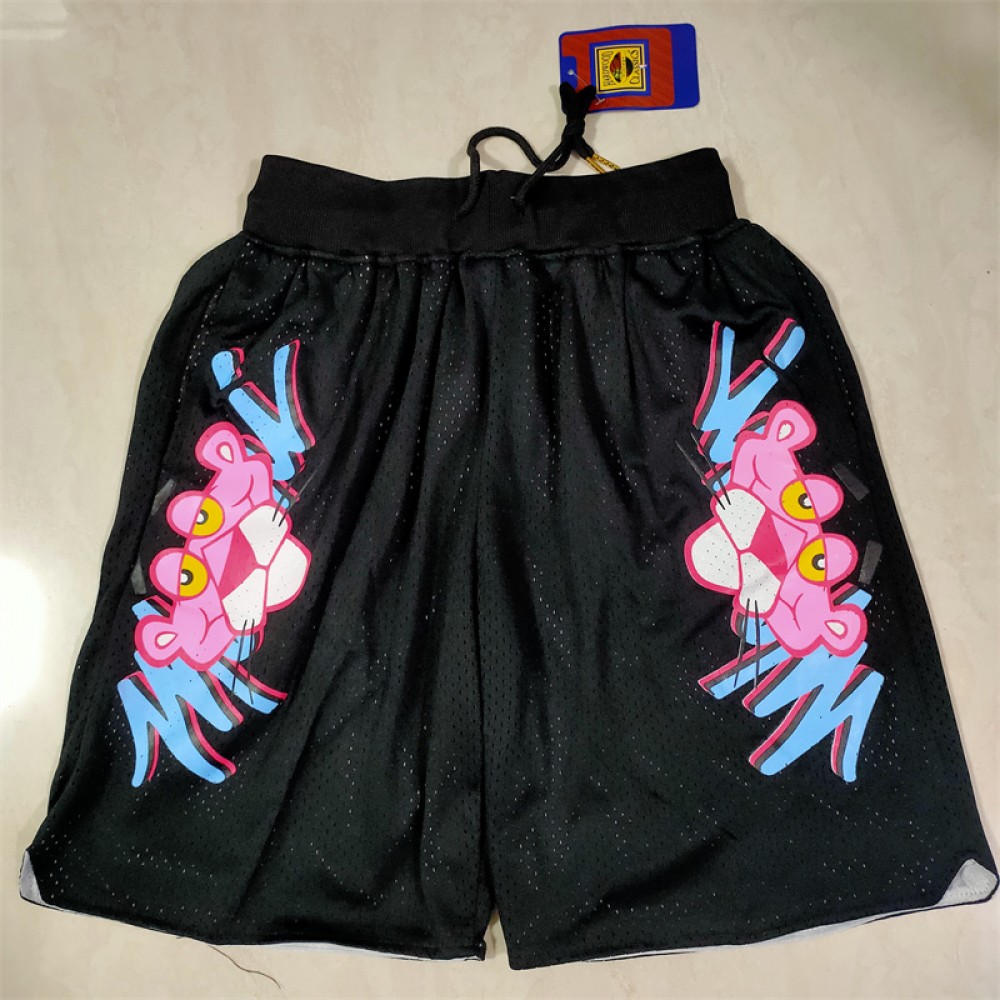 Pantalón Corto De Bolsillo Miami Heat Negro Edición Pantera Rosa