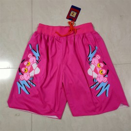 Pantalón Corto De Bolsillo Miami Heat Rosa Edición Pantera Rosa