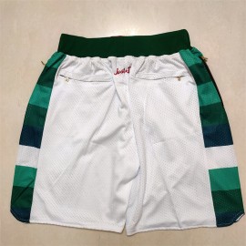 Pantalón Corto De Bolsillo Milwaukee Bucks Blanco