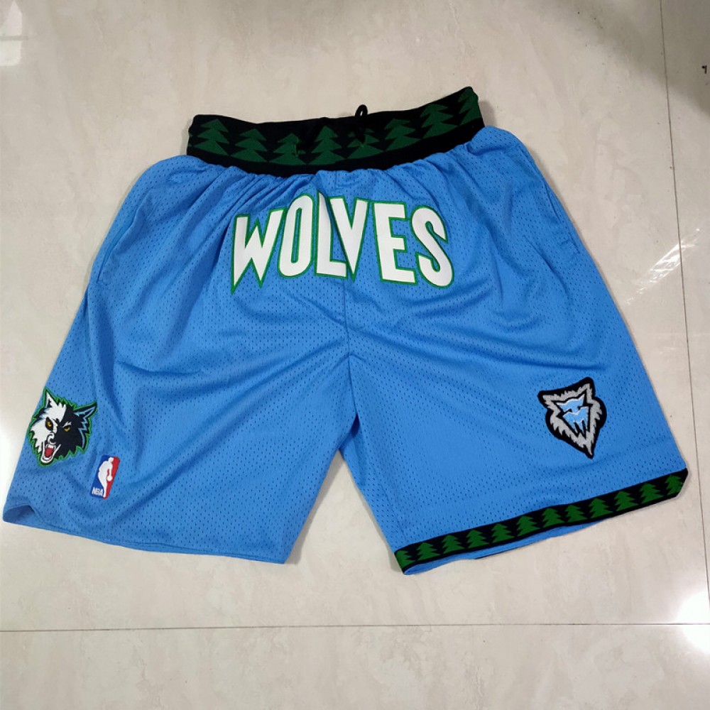 Pantalón Corto De Bolsillo Minnesota Timberwolves Azul Classic Edition