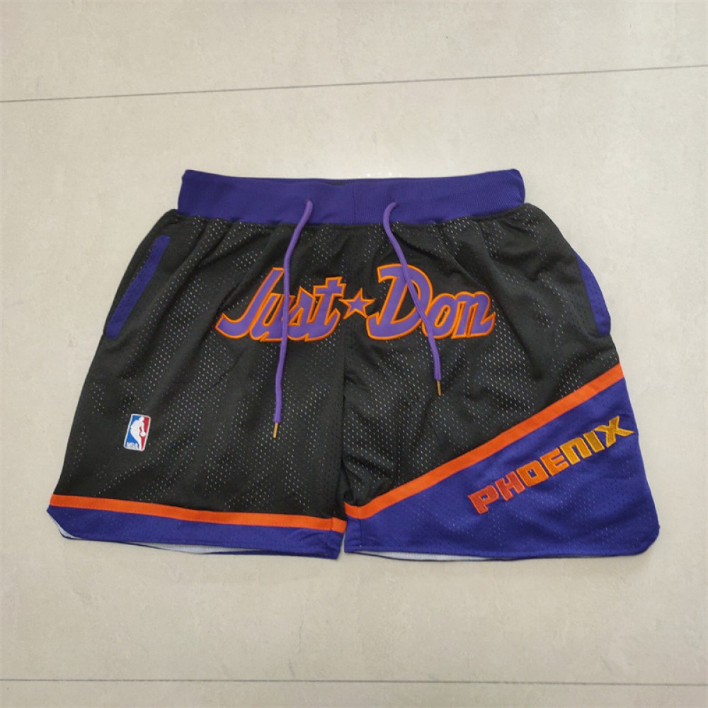 Pantalón Corto De Bolsillo Phoenix Suns Negro/Púrpura