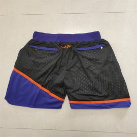 Pantalón Corto De Bolsillo Phoenix Suns Negro/Púrpura