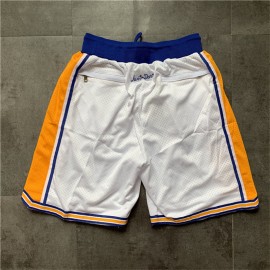 Pantalón Corto Golden State Warriors Blanco Classic Edition