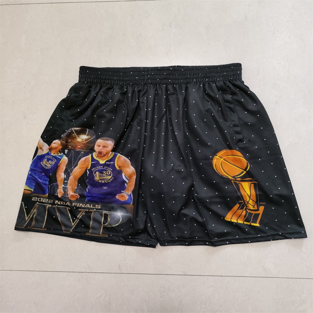 Pantalón Corto Golden State Warriors Negro