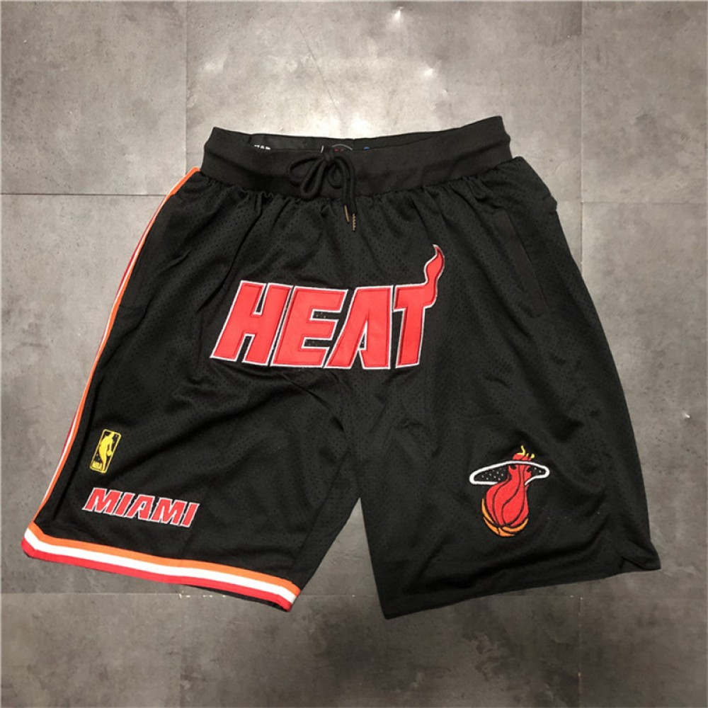 Pantalón Corto Miami Heat Classic Edition Negro