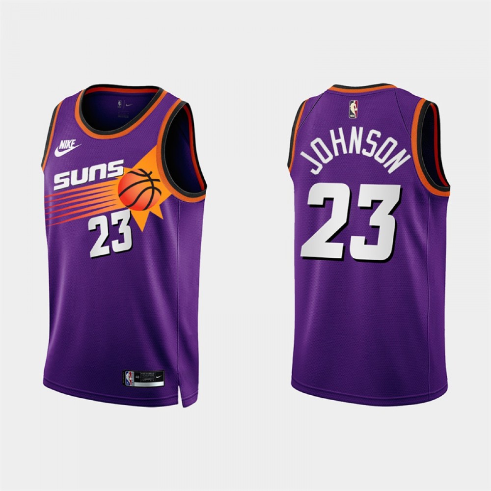 Camiseta Cameron Johnson #23 Phoenix Suns 2023 Púrpura Classic Edition Camiseta Cameron Johnson #23 Phoenix Suns 2023 Púrpura Classic Edition