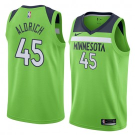 Camiseta Cole Aldrich #45 Minnesota Timberwolves Verde