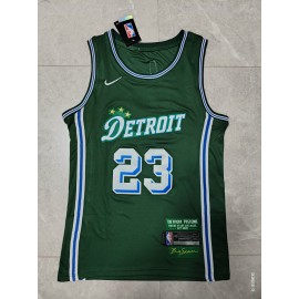 Camiseta Jaden Ivey #23 Detroit Pistons 22/23 Verde City Edition