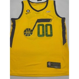 Camiseta Jordan Clarkson #00 Utah Jazz Amarillo