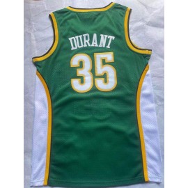 Camiseta Kevin Durant #35 Oklahoma City Thunder Verde Retro Camiseta Kevin Durant #35 Oklahoma City Thunder Verde Retro