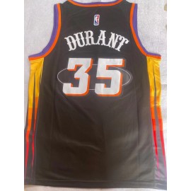 Camiseta Kevin Durant #35 Phoenix Suns Negro Camiseta Kevin Durant #35 Phoenix Suns Negro
