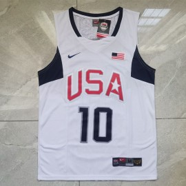 Camiseta Kobe Bryant #10 Dream Team Blanco/Gris