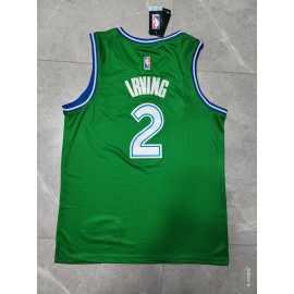Camiseta Kyrie Irving #2 Dallas Mavericks 22/23 Verde Camiseta Kyrie Irving #2 Dallas Mavericks 22/23 Verde